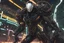Placeholder: Venom machine in nier automata artstyle, halloween them, neon effect, , close picture, fantasy world, intricate details, highly detailed, high details, detailed portrait, masterpiece,ultra detailed, ultra quality