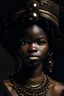 Placeholder: Portrait of a beautiful black queen