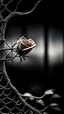 Placeholder: In a stunning juxtaposition of fragile elegance and fierce protection a delicate roseflower finds itself encased within the winding embrace of sharp and unforgiving barbedwire creating a visual representation of the delicate dance between vulnerability and strength, an exquisite portrayal of the interplay between fragility and resilience, the scene is bathed in soft, Diffused Lighting, accentuating the juxtaposition of delicacy and sharpness, the composition maintains a strong focus on the intri