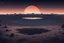 Placeholder: a calm cartoon of the planet ground during nightfall. empty sky
