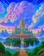 Placeholder: a photorealistic detailed cinematic image of a beautiful vibrant iridescent future for human evolution, spiritual science, divinity, utopian, cumulus clouds, ornate architecture, isometric, by david a. hardy, kinkade, lisa frank, wpa, public works mural, socialist