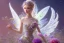 Placeholder: one very little beautiful fairy on a big crystal subtle flower in a galactic ambiance, transparent petals, delicate colors, in the foreground, full of details, smooth, bright sunshine，soft light atmosphere, light effect，vaporwave colorful, concept art, smooth, extremely sharp detail, finely tuned detail, ultra high definition, 8 k, unreal engine 5, ultra sharp focus