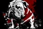 Placeholder: british bulldog england flag proud english icons design style of pollock