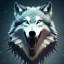 Placeholder: Wolf, Monster, horror, huge, red, fire, blood, gore, teeth, 8K, cinematic lighting, sharp focus, masterpiece, expert