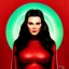 Placeholder: ultra detailed fullbody portrait of Wanda Maximoff, wearing skintight Red costume, extremely detailed digital painting, intrincate, extremely detailed smiling face,crystal clear Big Green eyes, in the style of Adam Hughes , mystical colors , perfectly centered image, perfect composition, rim light, beautiful lighting,8k, stunning scene, raytracing