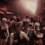 Placeholder: Realistic photo, medium shot view, strong men, cabaret scene, steampunk. Women, Drunken, Sunglasses, smoking, happy, hot. Many people background, highly detailed, concept art, unreal engine 5, ray tracing, RTX, lumen lighting, ultra detail, volumetric lighting, 3d, finely drawn, high definition, high resolution.