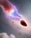 Placeholder: Ultra realistic speed clouds sky scene, wide angle view, strong men falling down with many Childs, circus clothing style, feather color clothing, free jumping flying, many trinkets, hair monster, many jelly beans, balls, color smoke, smile, happy, extreme, wind, clouds sea, 20,000 feet altitude, stratosphere, soft color, highly detailed, unreal engine 5, ray tracing, RTX, lumen lighting, ultra detail, volumetric lighting, 3d, finely drawn, high definition, high resolution.