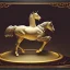 Placeholder: character render of a carousel horse with bar under glass dome, 1800s, chiaroscuro lighting , 8k UHD, beautiful, realistic, matte painting, centered, illustration, baroque, muted colors,renaissance, artwork, high-quality, rocco, greg rutowski, howard lyon, brian froud, anne stokes