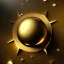 Placeholder:  black background, shiny golden embossed gigant star, 3d, cinematic, photorealistic