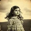 Placeholder: A little girl in the wind, vintage film poster