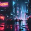 Placeholder: the CYBERPUNK EDGERUNNERS iconic scene ultra violent with Maine