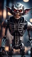 Placeholder: full figure portrait of a vampire werewolf robot goblin gremlin , in the style of Giger,bokeh like f/0.8, tilt-shift lens 8k, high detail, smooth render, down-light, unreal engine, prize winning