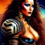 Placeholder: portrait oil on canvas,beautiful busty Female Warrior riding a Zebra, minimal armor,comic book cover, mystical colors,insanely detailed,realistic,intrincate detail,crystal clear eyes,perfectly drawn face, 16k resolution, masterpiece,Simon Bisley,Frank Frazetta,Alex Horley,ARTHUR ADAMS