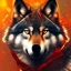 Placeholder: wolf, fire, forest, red, masterpiece, expert, 8K, hyperrealism, sharp focus, cinematic lighting, miles davis