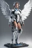 Placeholder: Front view Fullbody gorgeous Realistic Photography beautiful super model Russian as playing Dj player cyborg mechanical electrical realistic beautiful Angel woman hyper detailed, sci-fi concept art