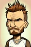 Placeholder: David Beckham Former football player cartoon 2d