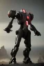 Placeholder: dark armor robot ai soldier mech dystopian scary gladiator predator monster