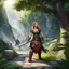 Placeholder: Tilly the amazon warrior has been sent to beg for help from their neighbours, the Dwarves. She knocks and knocks. She calls out.