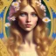 Placeholder:  beautiful, holy and pretty very young european female cleric face portrait, detailed eyes, hair with flowers, cosmic ambiance , 8k