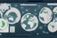Placeholder: An infographic showing the interconnectedness of global financial markets. flat. without text