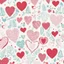 Placeholder: valentine's day page white banner for notebook cover