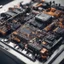 Placeholder: Create an engaging visual representation for my blog post titled "Exploring the Top 10 Mining Motherboards for Peak Efficiency in 2024."