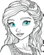 Placeholder: Elsa Coloring Page