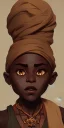 Placeholder: Portrait of a little African witch by Nick Harris