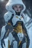 Placeholder: Snow alien ,hyper detailed, digital art, trending in artstation, cinematic lighting, studio quality, smooth render, unreal engine 5 rendered, octane rendered, art style by klimt and nixeu and ian sprigger and wlop and krenz cushart