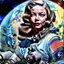 Placeholder: Lauren Bacall on a space station