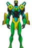 Placeholder: alien From Ben 10 cartoon. Lion. Advanced metal. Magnetic force. Magic power. And his turtle shield