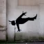 Placeholder: The world upside down Banksy