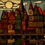 Placeholder: the style of Bernard Buffet Modifiers: extremely detailed intricate details beautiful fantastic view 4K 3D crisp quality Unreal Engine colourful Jacek Yerka acrylic art bernard buffet Started from image: