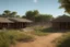 Placeholder: villaggio africano sole