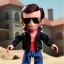 Placeholder: wide view Fonzie toy Action figure doll 1977 realistic (thumbs-up) (face) sunglasses