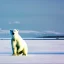 Placeholder: An polar bear on a plane