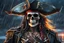 Placeholder: Skeleton pirate in 8k realistic cgi drawing style, spectrum theme, sea, Storm, close picture, rain, neon, highly detailed, high details, detailed portrait, masterpiece,ultra detailed, ultra quality