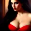 Placeholder: portrait of beautiful busty Clara De Noche painting by azpiri,Brom, oil on canvas, cinematic composition, extreme detail,fit full head inside picture