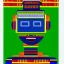 Placeholder: robot portrait in Kente, cinematic, ghana flag, african pattern symbols, engraved, 8k quality