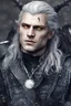 Placeholder: male, white hari, yellow eyes, witcher,