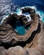 Placeholder: LOOKING DOWN INTO A GREAT OCEAN ROCKY WHIRLPIOOL