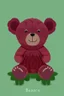 Placeholder: bear made of raspberries