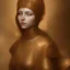 Placeholder: portrait d'une femme religieuse full length clean art NFT, blender 3d