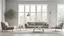 Placeholder: modern living room with sofa. scandinavian interior design furniture. 3d illustration