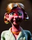 Placeholder: waitress woman muppet head, skin body and arms, concept art, retro style, smooth, unreal engine 5, god lights, ray tracing, RTX, lumen lighting, ultra detail, volumetric lighting, 3d.