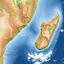 Placeholder: Alternate geography near the border between Madagascar and Greenland.