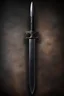 Placeholder: black dagger, black, vampire sword, beautiful inscriptions, runes, big sword, western sword,