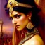 Placeholder: portrait beautiful face queen of Sheba ,busty,medieval metal armor balanciaga fashion clothe painting by gaston bussiere, greg rutkowski, yoji shinkawa, yoshitaka amano, tsutomu nihei, donato giancola, tim hildebrandt, oil on canvas, cinematic composition, extreme detail,fit full head inside picture