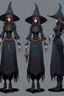 Placeholder: witch necromancer female dress turnaround