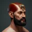 Placeholder: portrait of fantasy , ancient Egyptian God Annubis, unreal engine 5, 8k, ignore NSFW,fire theme,realistic.